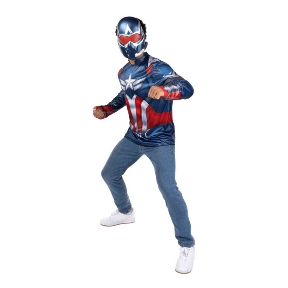 NWT Men’s Captain America Brave New World Marvel Costume Large XL
